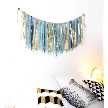 IDEES CREATIVES : Tuto : Réaliser une tête de lit bohème, par Wherebeesare