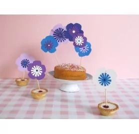IDEES CREATIVES : Tuto : Réaliser un topper à fleurs, par A Cardboard Dream