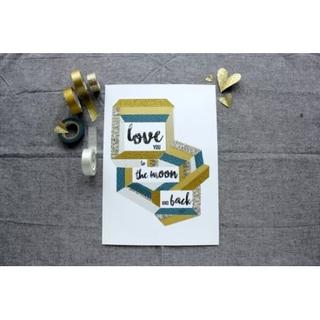 IDEES CREATIVES : Tuto : Réaliser une affiche avec du masking tape, par Marauda Verbo
