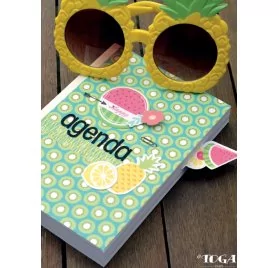 IDEES CREATIVES : Tuto : Réaliser un agenda coloré, par Toga