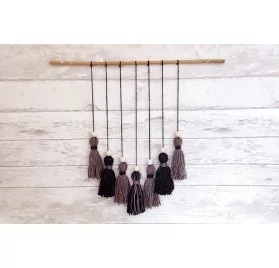 IDEES CREATIVES : Tuto : Réaliser une deco à pompons, par Violette Factory