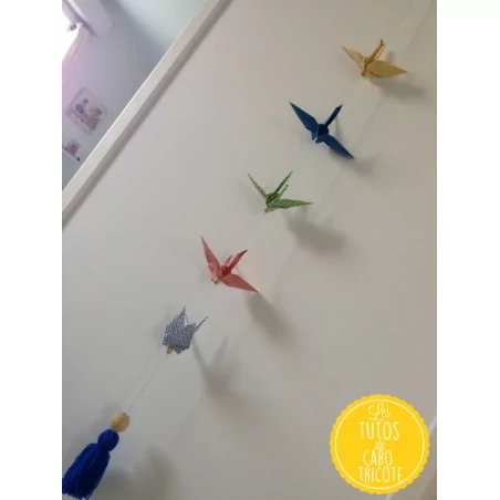 IDEES CREATIVES : Tuto : Réaliser une déco origami, par Caro
