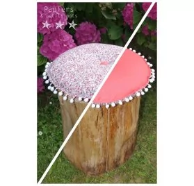 IDEES CREATIVES : Tuto : Réaliser un coussin rond, par Laure