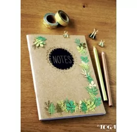 IDEES CREATIVES : Tuto : Réaliser un carnet jungle, par Toga