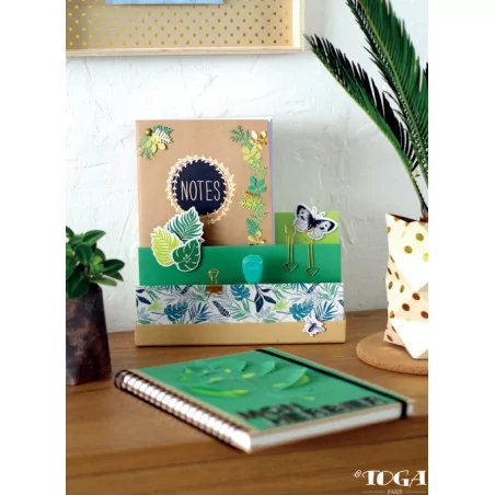 IDEES CREATIVES : Tuto : Réaliser un rangement pour bureau exotique, par Toga