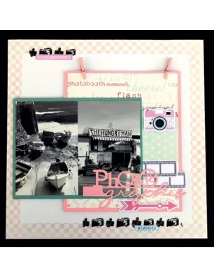 IDEES CREATIVES : Tuto : Réaliser une page sur le thème de la photo, par Toga