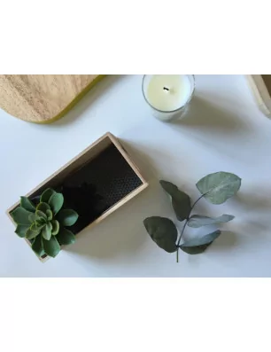 IDEES CREATIVES : Tuto : Réaliser customiser une boîte en bois à l'aide de résine, par Caroline