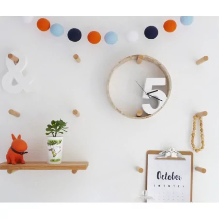 IDEES CREATIVES : Tuto : Créer une horloge minimaliste, par Coralie