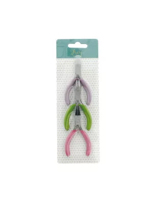 OUTILS POUR BIJOUX : Set de 3 mini pinces à bijoux 'Artemio - Lucy'