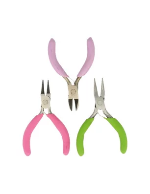 OUTILS POUR BIJOUX : Set de 3 mini pinces à bijoux 'Artemio - Lucy'