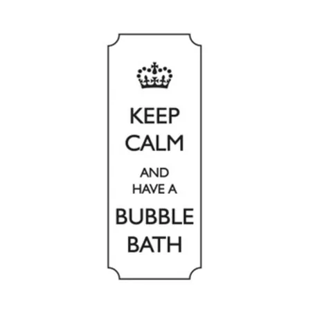 SCRAPBOOKING : Tampons en bois 'Rayher' Keep calm and have a bubble