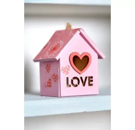 IDEES CREATIVES : Tuto - Le mini nichoir "Love"