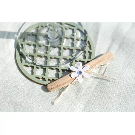 IDEES CREATIVES : Tuto - Mariage champètre - La Table - Les sous-verres