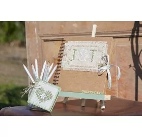 IDEES CREATIVES : Tuto - Mariage Champètre - Le livre d’or + L’étiquette du pot à crayons