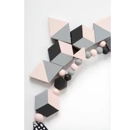 Tuto - Réception chic - L’ensemble géométrique rose & noir