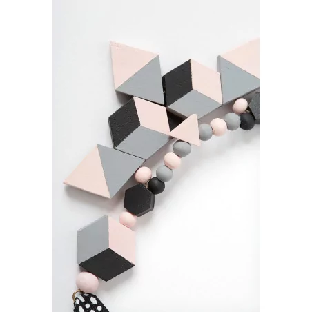 Tuto - Réception chic - L’ensemble géométrique rose & noir
