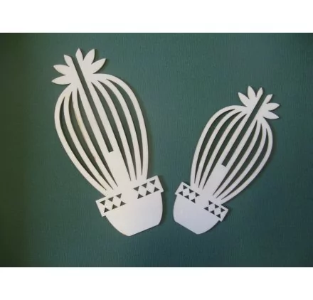 AFFAIRES : Silhouette Bois 'Artemio' Cactus 17 cm