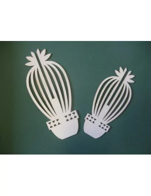 AFFAIRES : Silhouette Bois 'Artemio' Cactus 17 cm