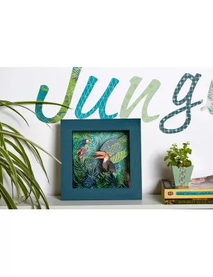 IDEES CREATIVES : Tuto - Urban Jungle - Le cadre 3D