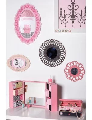 IDEES CREATIVES : Tuto - Fashionista - Le grand cadre au pochoir lustre