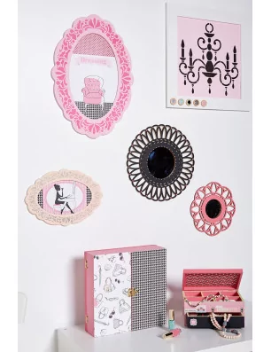 IDEES CREATIVES : Tuto - Fashionista - Le grand cadre au pochoir lustre