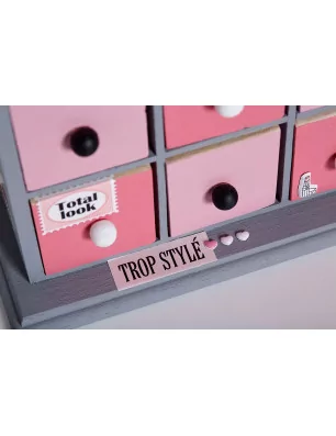 IDEES CREATIVES : Tuto - Fashionista - Le meuble à tiroirs
