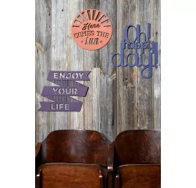 IDEES CREATIVES : Tuto - Décoration d'une auberge de jeunesse - Le mur "100 % bonne humeur"