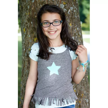 IDEES CREATIVES : Tuto - Customisation d'un vêtement pour enfants - Le t-shirt avec l'étoile