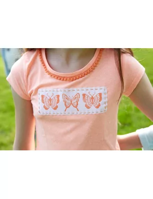 IDEES CREATIVES : Tuto - Customisation d'un vêtement pour enfants - Le t-shirt aux papillons