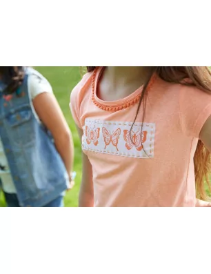 IDEES CREATIVES : Tuto - Customisation d'un vêtement pour enfants - Le t-shirt aux papillons