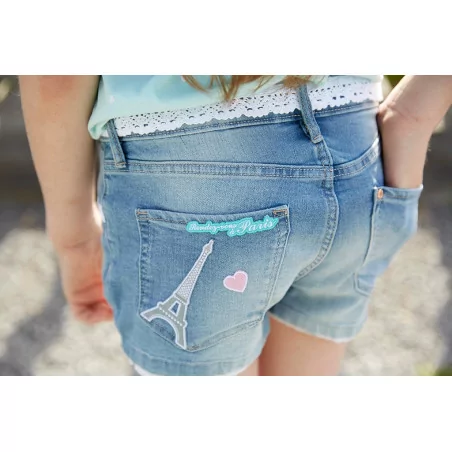 Tuto - Customisation d'un vêtement pour enfants - Le short à dentelle