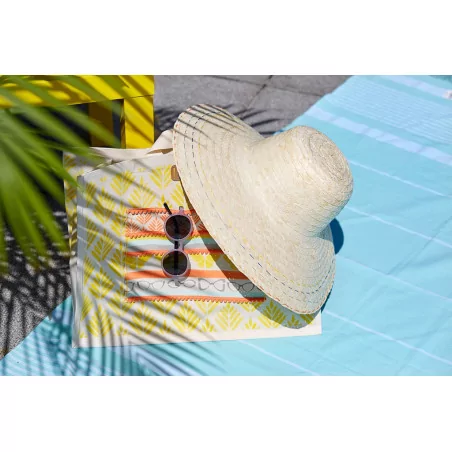 IDEES CREATIVES : Tuto - Customisation de sacs de vacances - Le sac en toile - Le sac avec la pochette