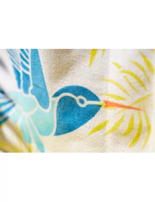 IDEES CREATIVES : Tuto - Customisation de sacs de vacances - Le sac en toile - Le sac avec l'oiseau