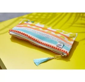 IDEES CREATIVES : Tuto - Customisation de sacs de vacances - Le sac en toile - La pochette