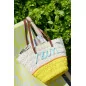 Tuto - Customisation de sacs de vacances - Le sac en osier - Le sac " sun "