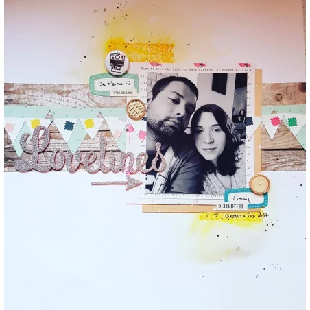 IDEES CREATIVES : Tuto : Concevoir une page d'ensemble avec des tampons de Fonds Ethniques de MISS CREA, par Aurélia C