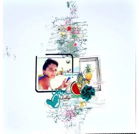 Tuto : Créer une page scrap, par Gisèle B