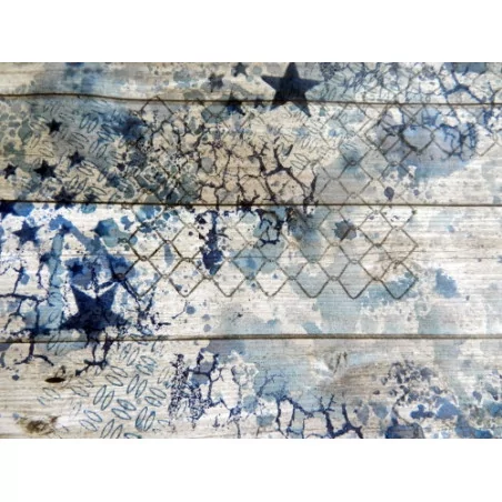 Tuto : Confectionner une page de scrapbooking avec la collection Fonds Grunge 1 de MISS CREA, par Isabelle Uhissy