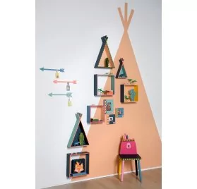 Tuto - Une chambre d'enfant - Les tipis muraux
