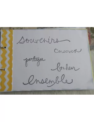 IDEES CREATIVES : Tuto : Personnaliser un livre d'or pour un Baptême, par Sheepette