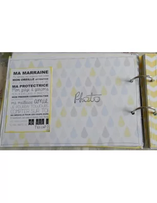 IDEES CREATIVES : Tuto : Personnaliser un livre d'or pour un Baptême, par Sheepette