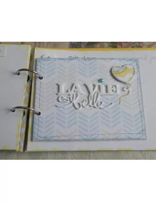 IDEES CREATIVES : Tuto : Personnaliser un livre d'or pour un Baptême, par Sheepette