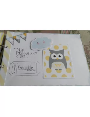 IDEES CREATIVES : Tuto : Personnaliser un livre d'or pour un Baptême, par Sheepette