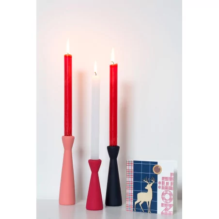 IDEES CREATIVES : Noël Ecossais - Les 3 bougeoirs