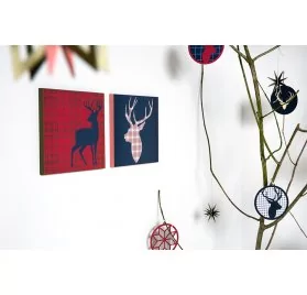 IDEES CREATIVES : Idée créative - Noël Ecossais - Les châssis décoratifs