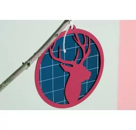 IDEES CREATIVES : Idée créative - Noël Ecossais - La décoration de l'arbre - Boule rouge et bleu marine