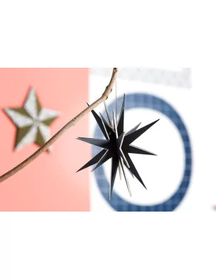 IDEES CREATIVES : Idée créative - Noël Ecossais - La décoration de l'arbre - Les étoiles 3D