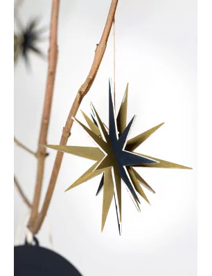 IDEES CREATIVES : Idée créative - Noël Ecossais - La décoration de l'arbre - Les étoiles 3D