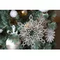 Le Noël Perle - La décoration du sapin - Le grand flocon embossé Le Noël Perle - La décoration du sapin - Le grand flocon embossé