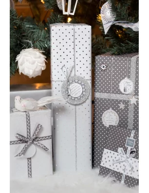 IDEES CREATIVES : Idée créative - Le Noël Perle - La décoration des cadeaux - Le cadeau "Meilleur Voeux"